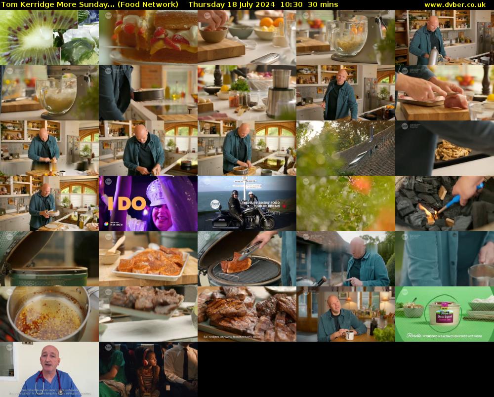 Tom Kerridge More Sunday... (Food Network) Thursday 18 July 2024 10:30 - 11:00