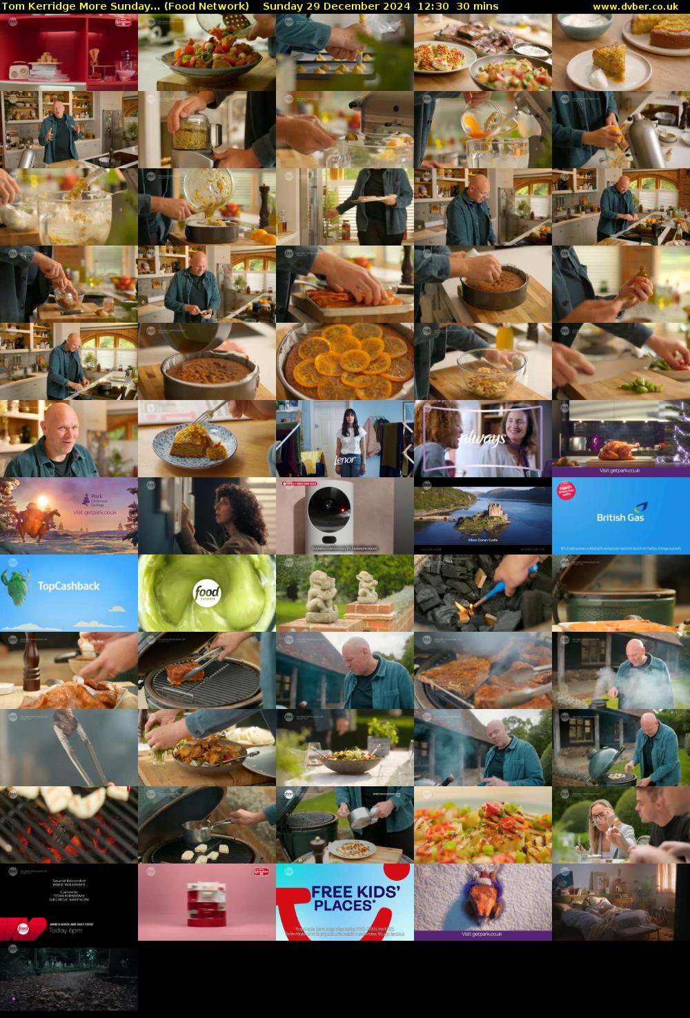 Tom Kerridge More Sunday... (Food Network) Sunday 29 December 2024 12:30 - 13:00
