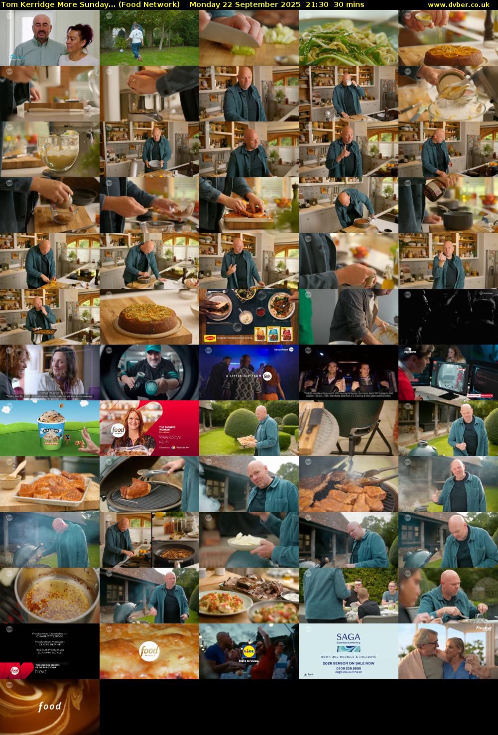 Tom Kerridge More Sunday... (Food Network) Monday 22 September 2025 21:30 - 22:00