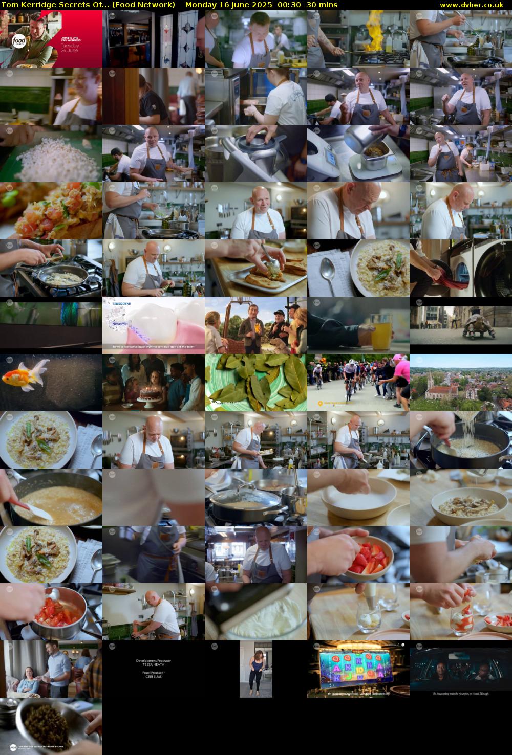 Tom Kerridge Secrets Of... (Food Network) Monday 16 June 2025 00:30 - 01:00