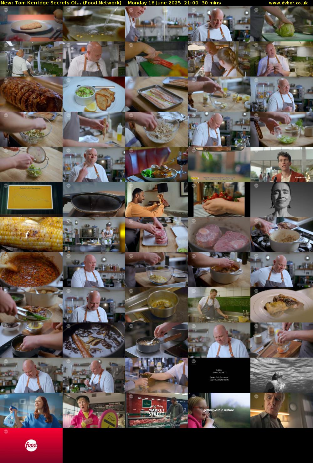 Tom Kerridge Secrets Of... (Food Network) Monday 16 June 2025 21:00 - 21:30