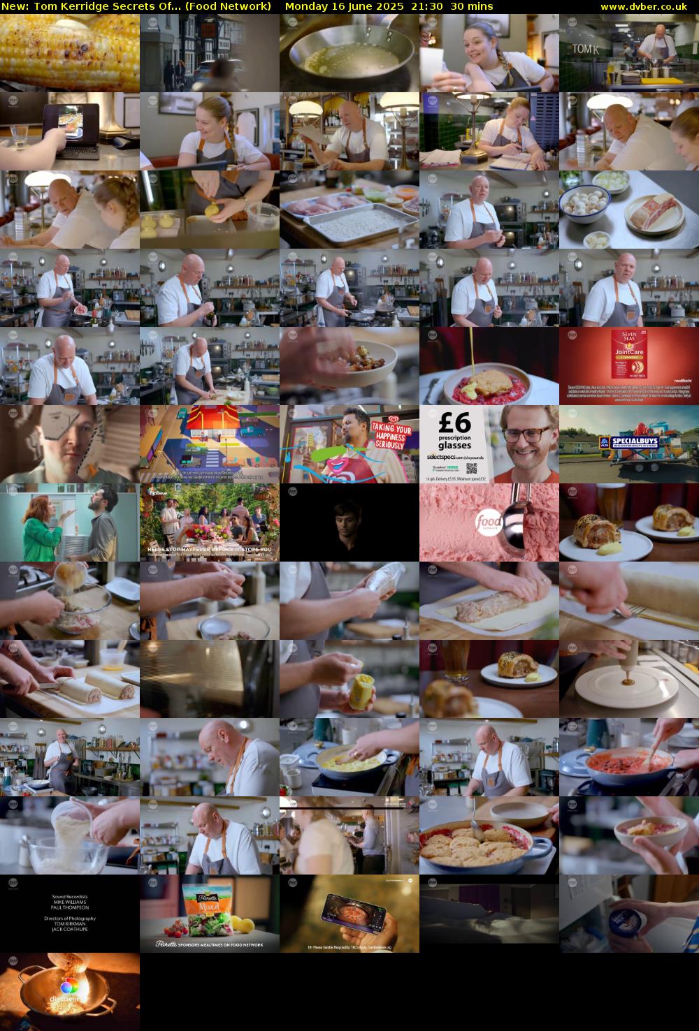 Tom Kerridge Secrets Of... (Food Network) Monday 16 June 2025 21:30 - 22:00