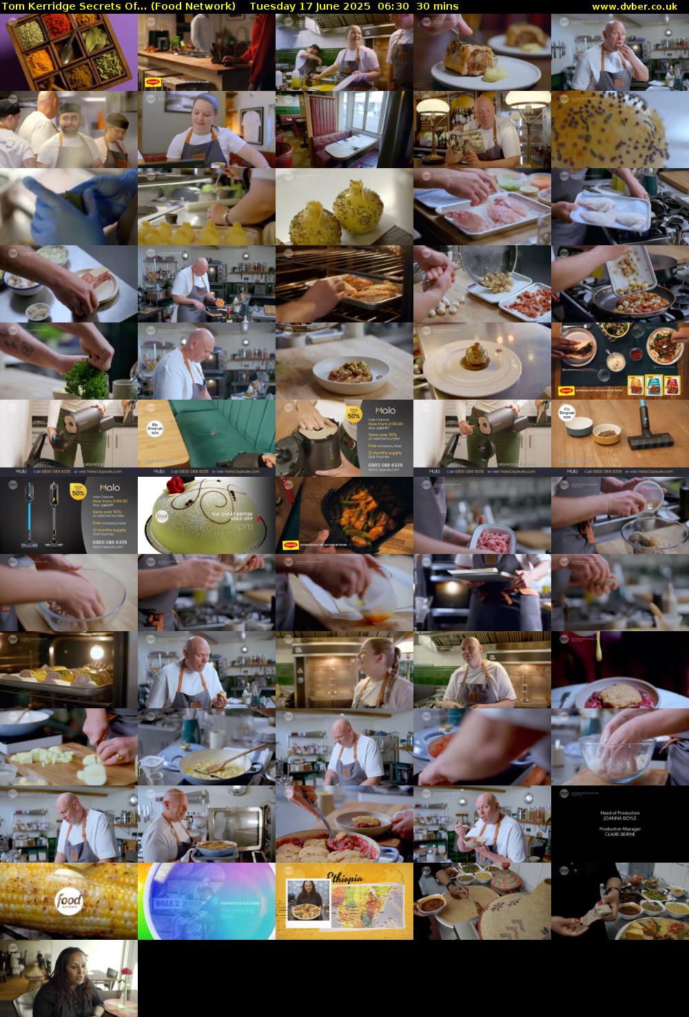 Tom Kerridge Secrets Of... (Food Network) Tuesday 17 June 2025 06:30 - 07:00