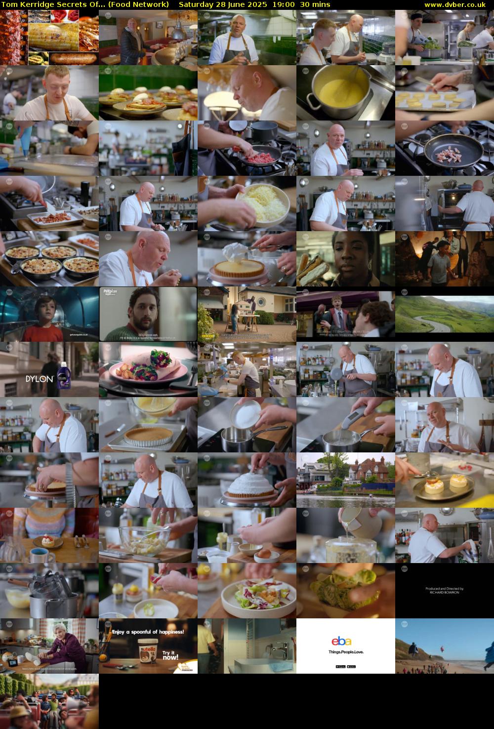 Tom Kerridge Secrets Of... (Food Network) Saturday 28 June 2025 19:00 - 19:30