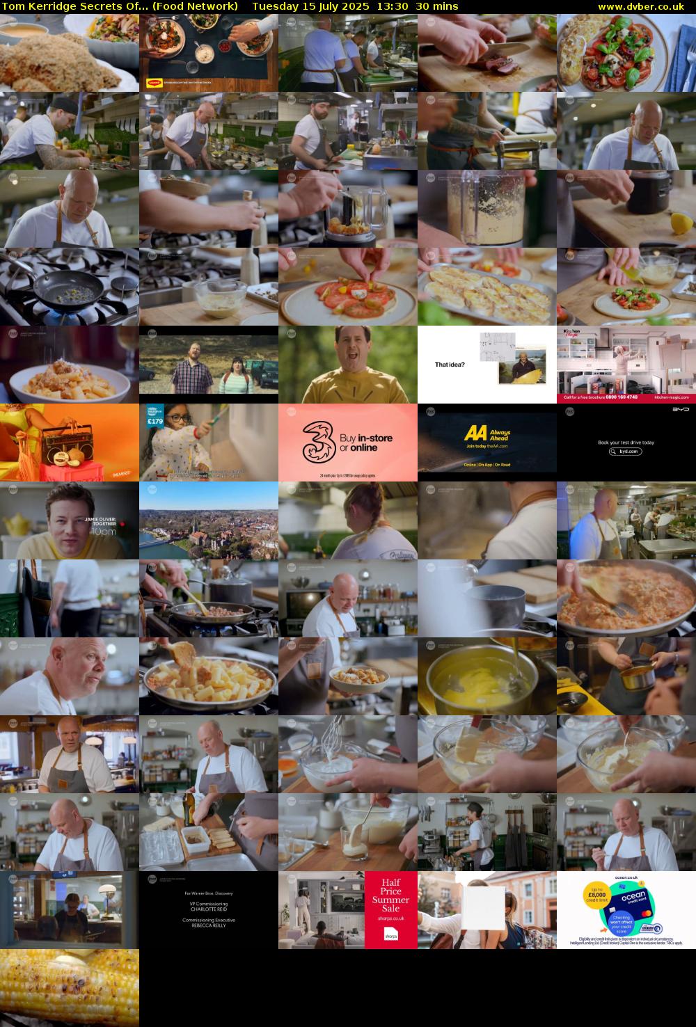 Tom Kerridge Secrets Of... (Food Network) Tuesday 15 July 2025 13:30 - 14:00