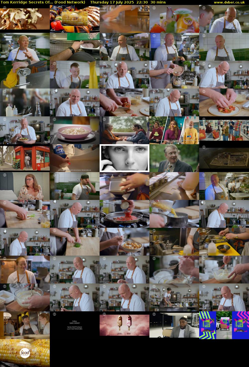 Tom Kerridge Secrets Of... (Food Network) Thursday 17 July 2025 22:30 - 23:00