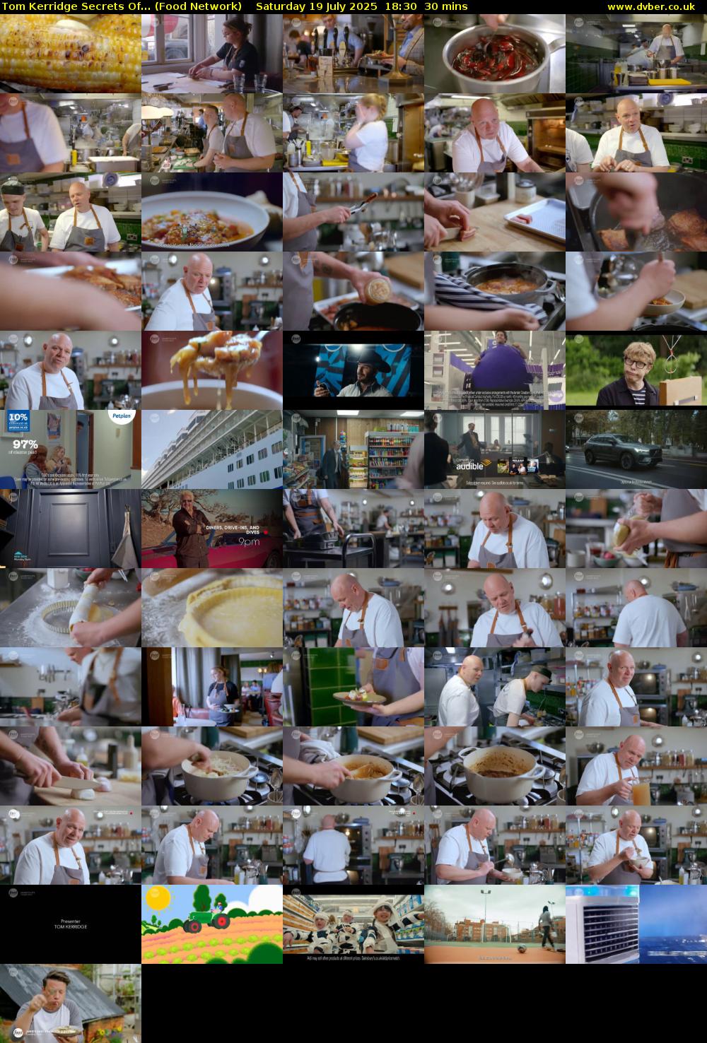 Tom Kerridge Secrets Of... (Food Network) Saturday 19 July 2025 18:30 - 19:00