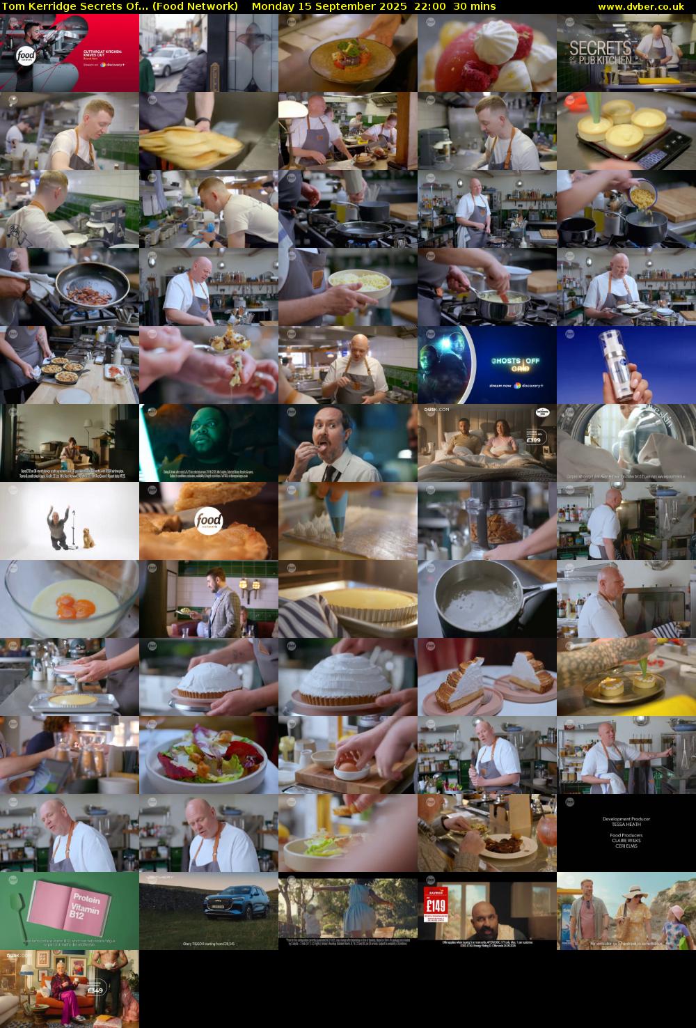 Tom Kerridge Secrets Of... (Food Network) Monday 15 September 2025 22:00 - 22:30