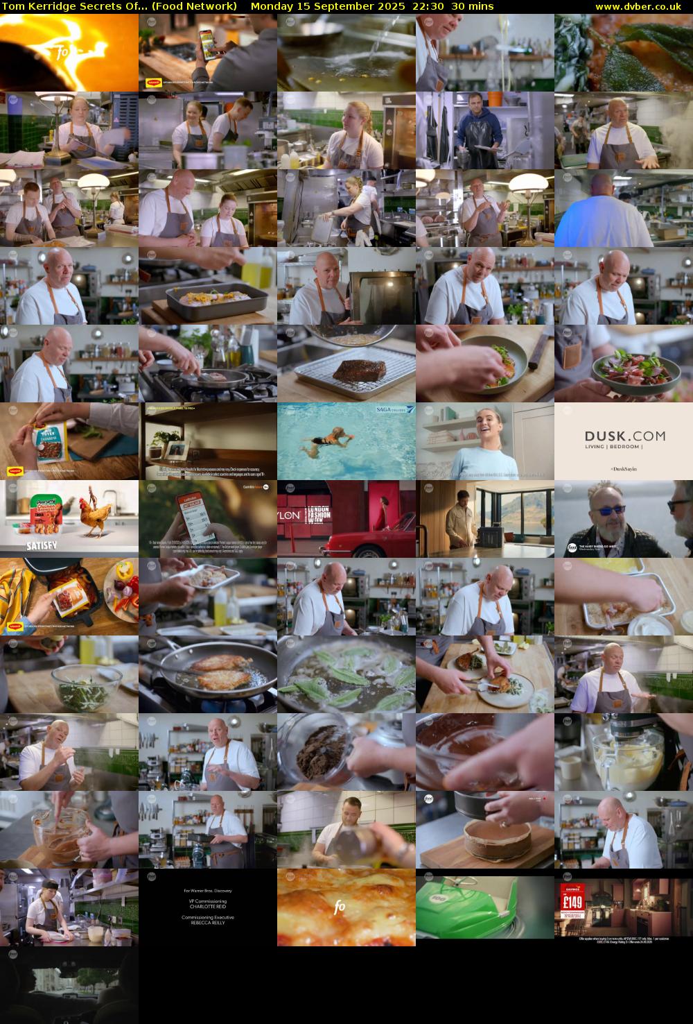 Tom Kerridge Secrets Of... (Food Network) Monday 15 September 2025 22:30 - 23:00