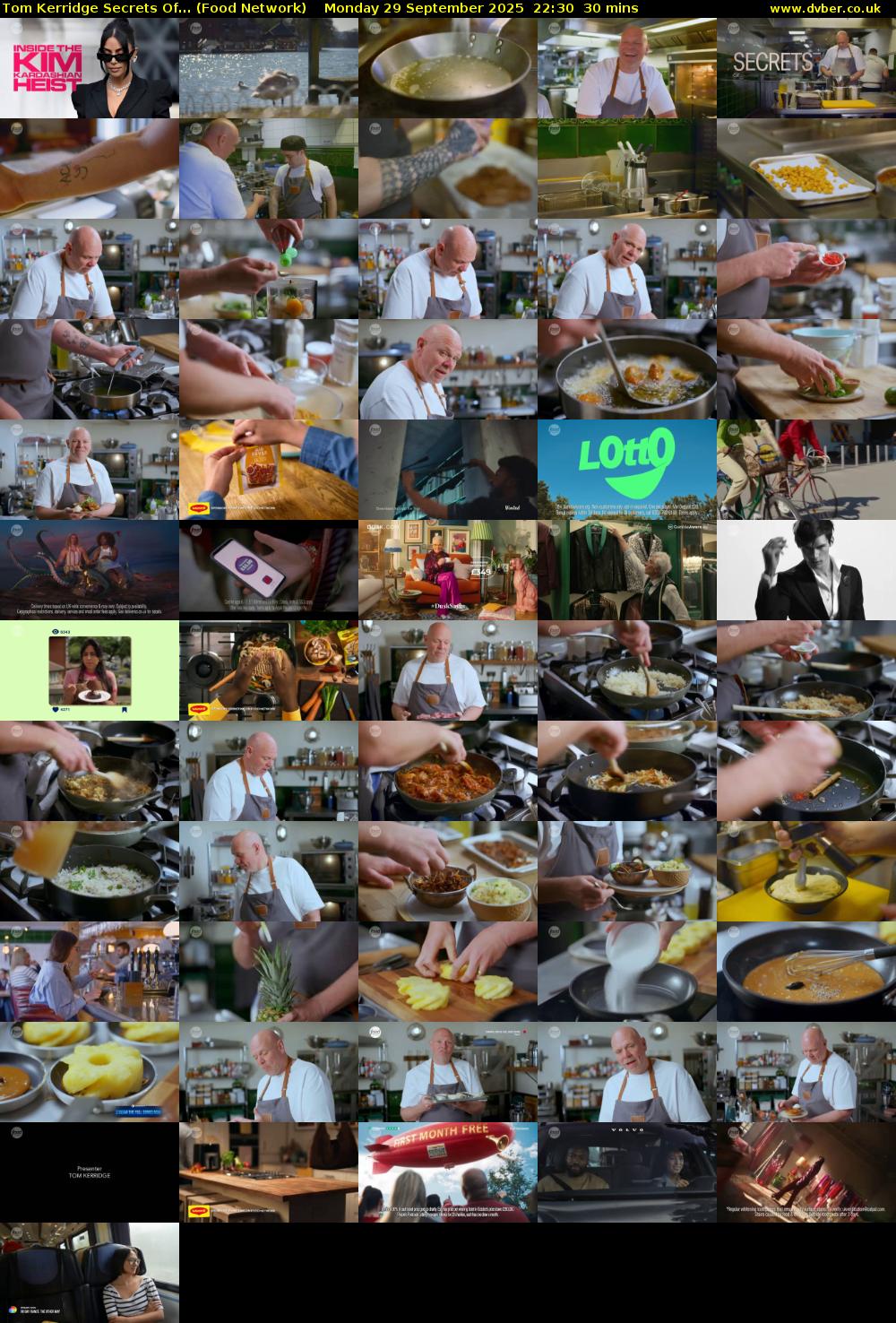 Tom Kerridge Secrets Of... (Food Network) Monday 29 September 2025 22:30 - 23:00