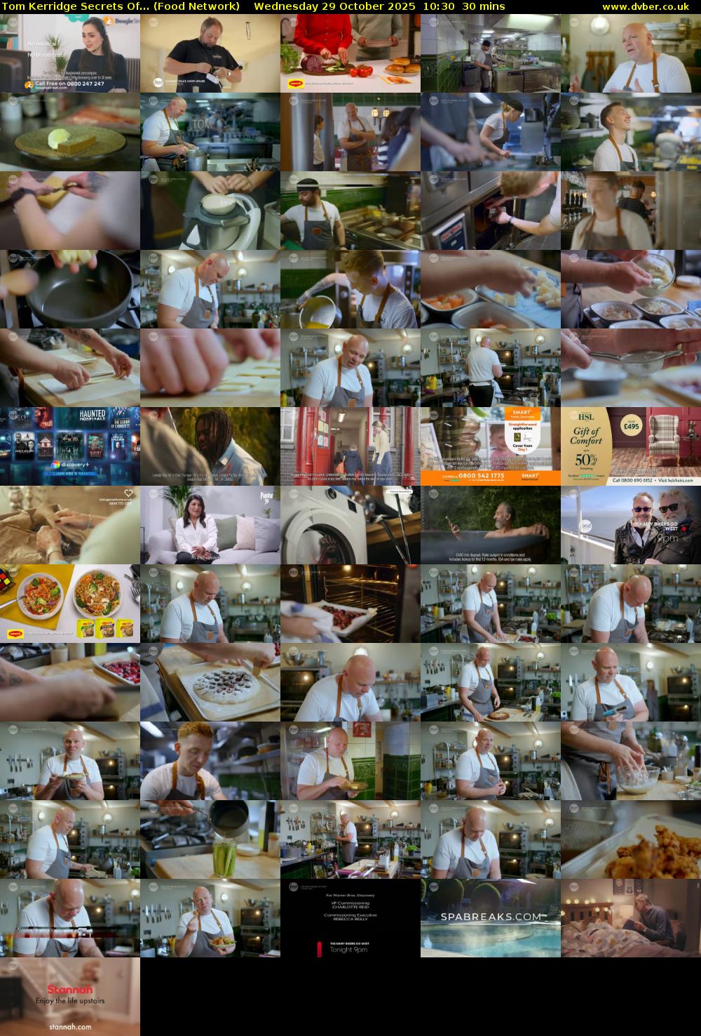 Tom Kerridge Secrets Of... (Food Network) Wednesday 29 October 2025 10:30 - 11:00