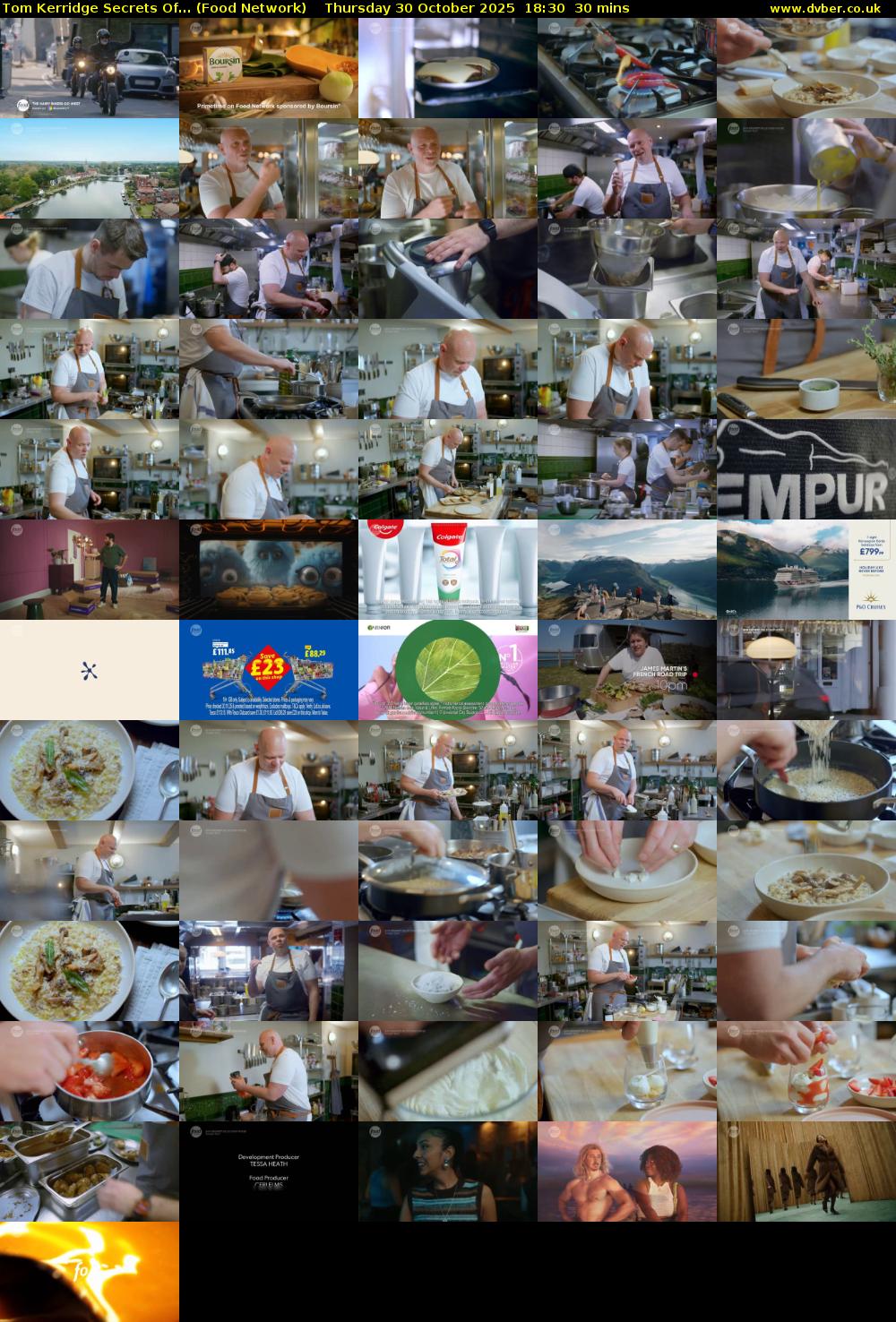 Tom Kerridge Secrets Of... (Food Network) Thursday 30 October 2025 18:30 - 19:00