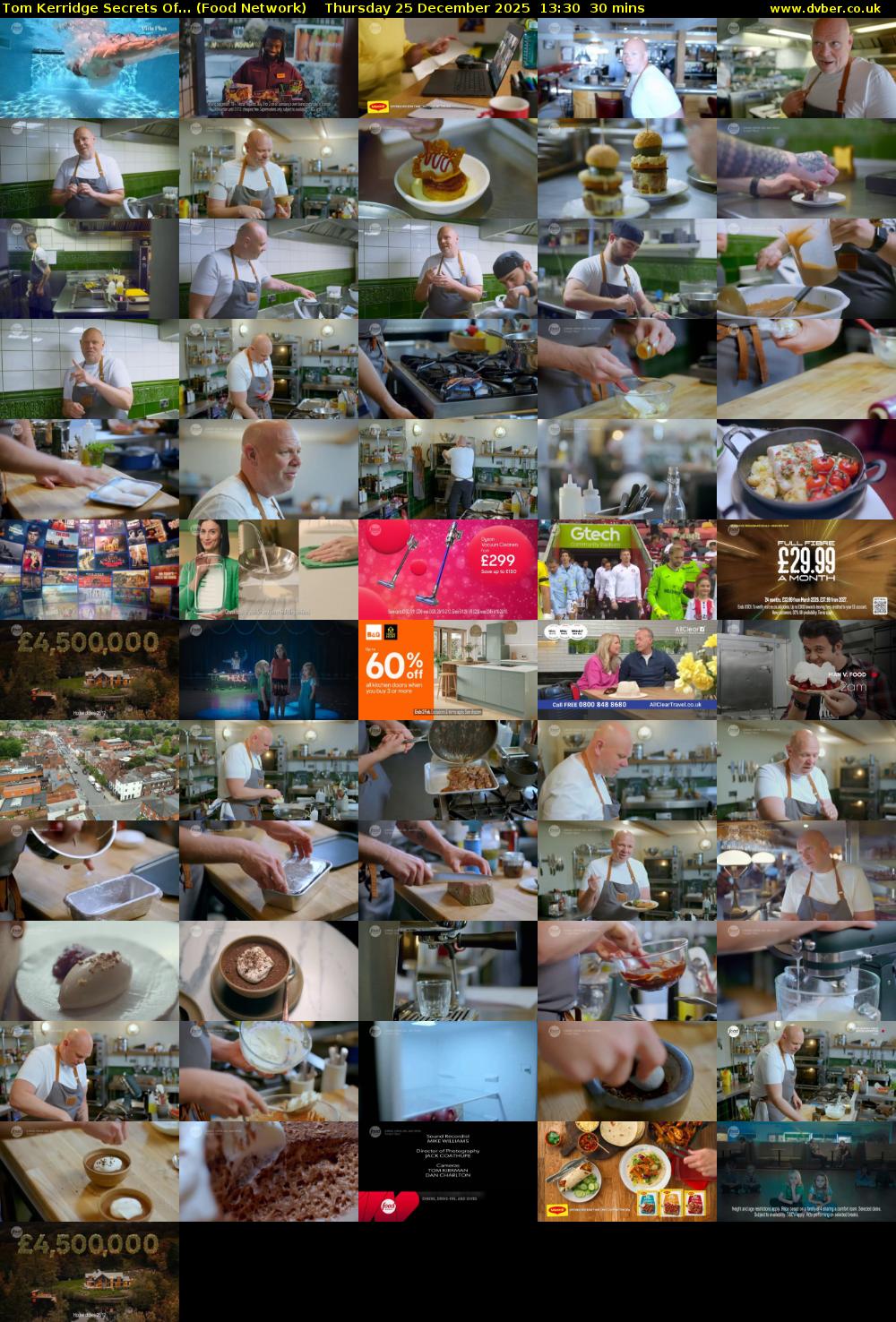 Tom Kerridge Secrets Of... (Food Network) Thursday 25 December 2025 13:30 - 14:00
