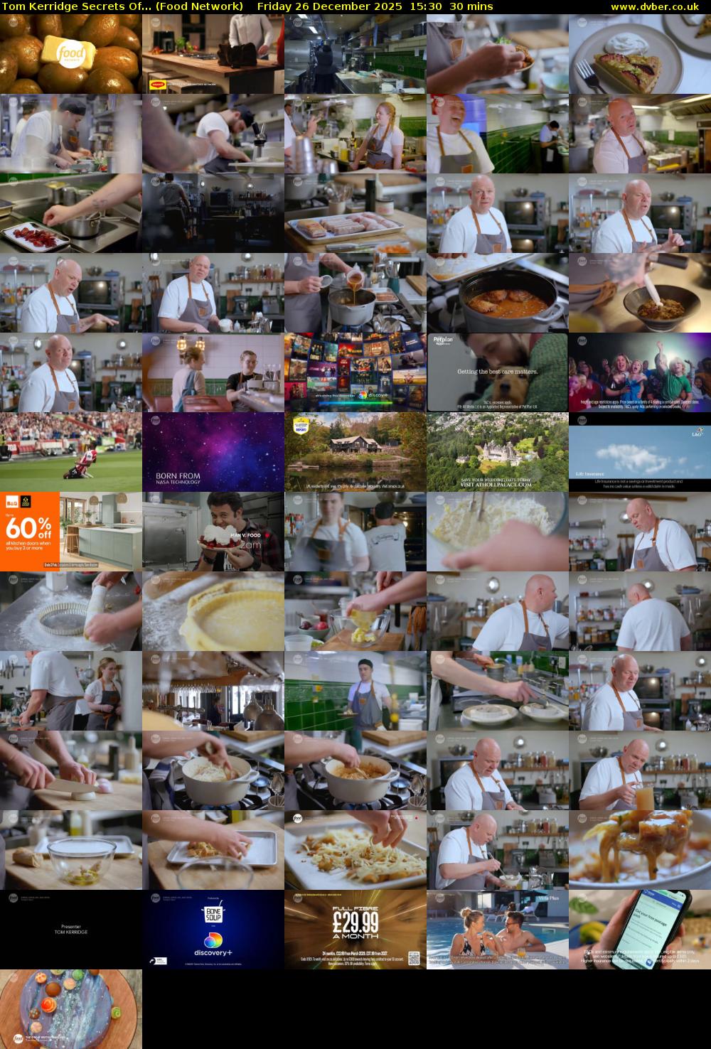 Tom Kerridge Secrets Of... (Food Network) Friday 26 December 2025 15:30 - 16:00