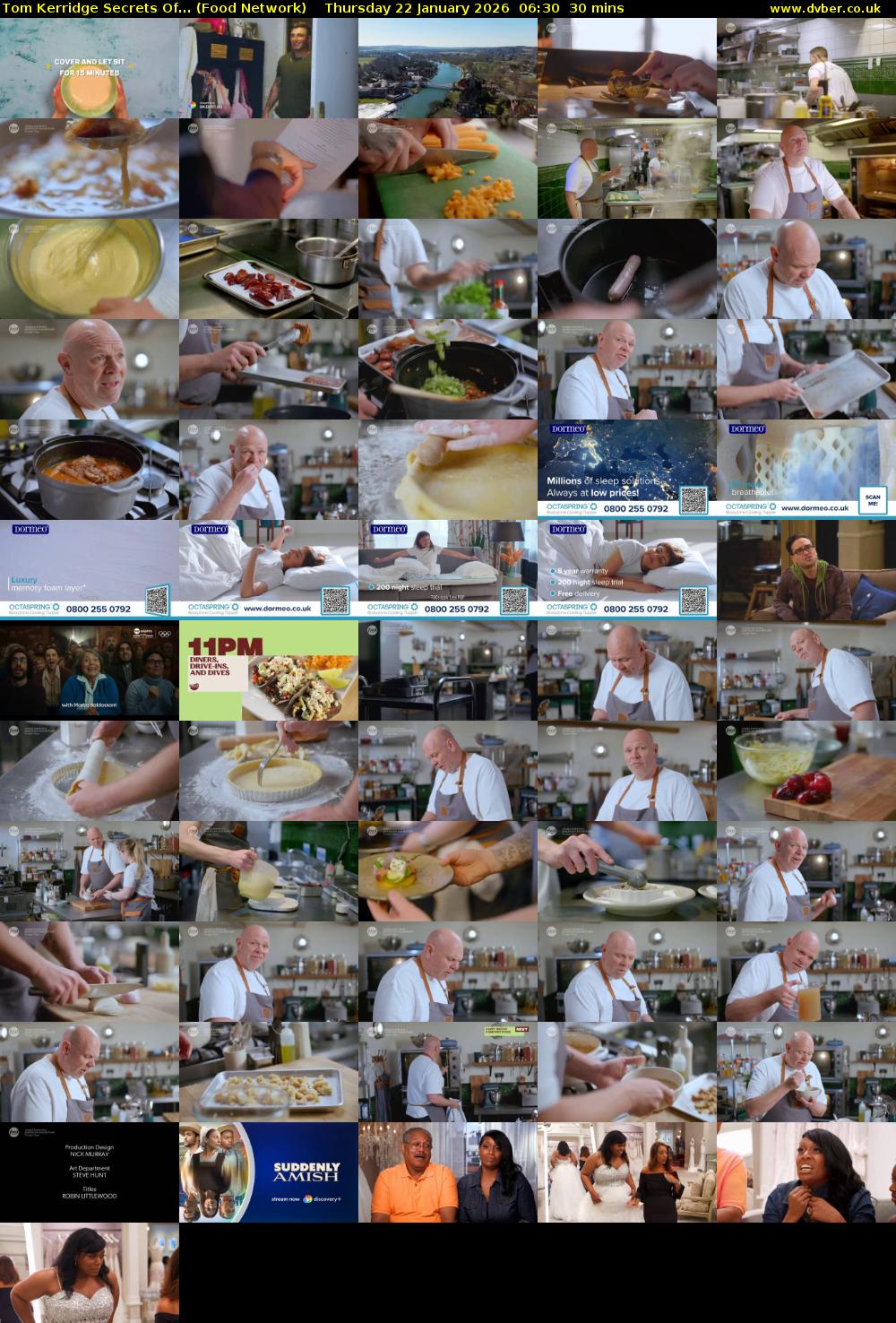 Tom Kerridge Secrets Of... (Food Network) Thursday 22 January 2026 06:30 - 07:00