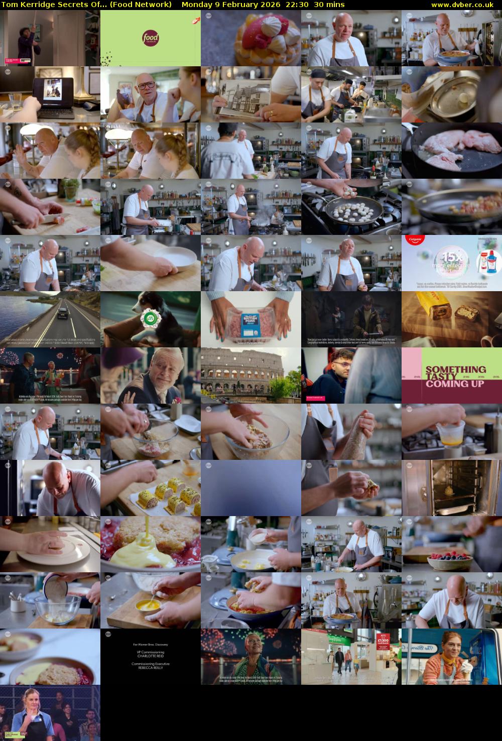 Tom Kerridge Secrets Of... (Food Network) Monday 9 February 2026 22:30 - 23:00