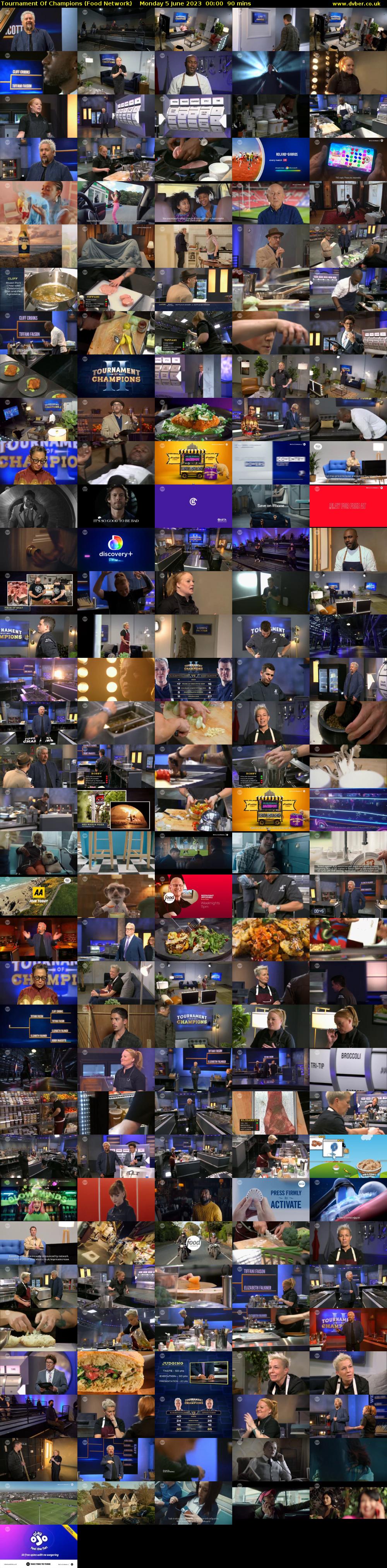Tournament Of Champions (Food Network) Monday 5 June 2023 00:00 - 01:30