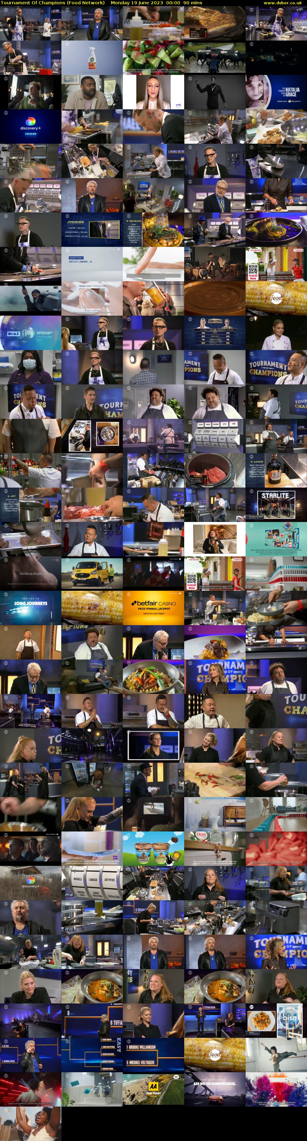 Tournament Of Champions (Food Network) Monday 19 June 2023 00:00 - 01:30