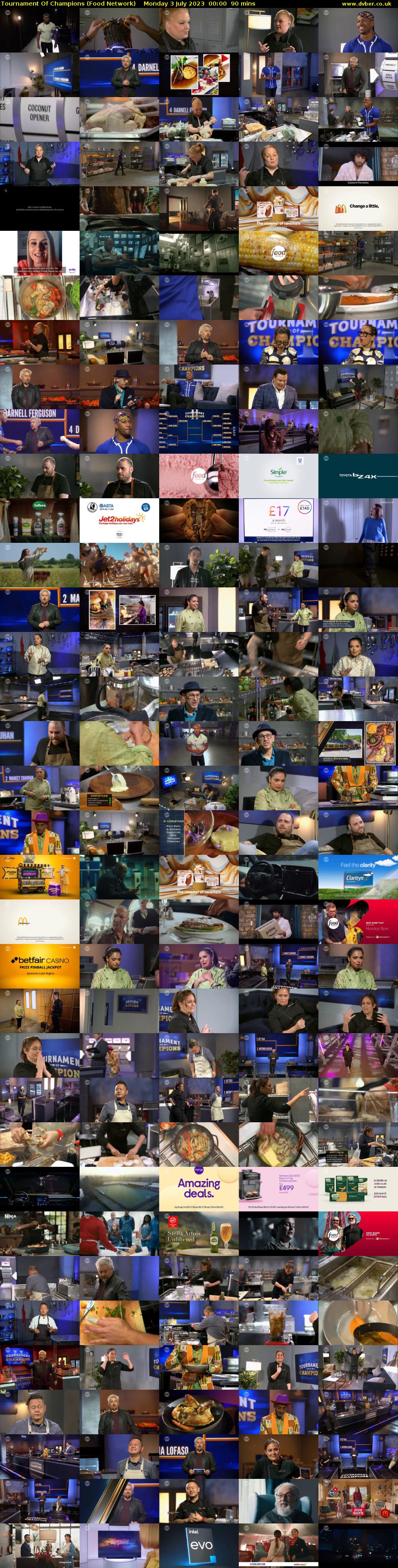 Tournament Of Champions (Food Network) Monday 3 July 2023 00:00 - 01:30