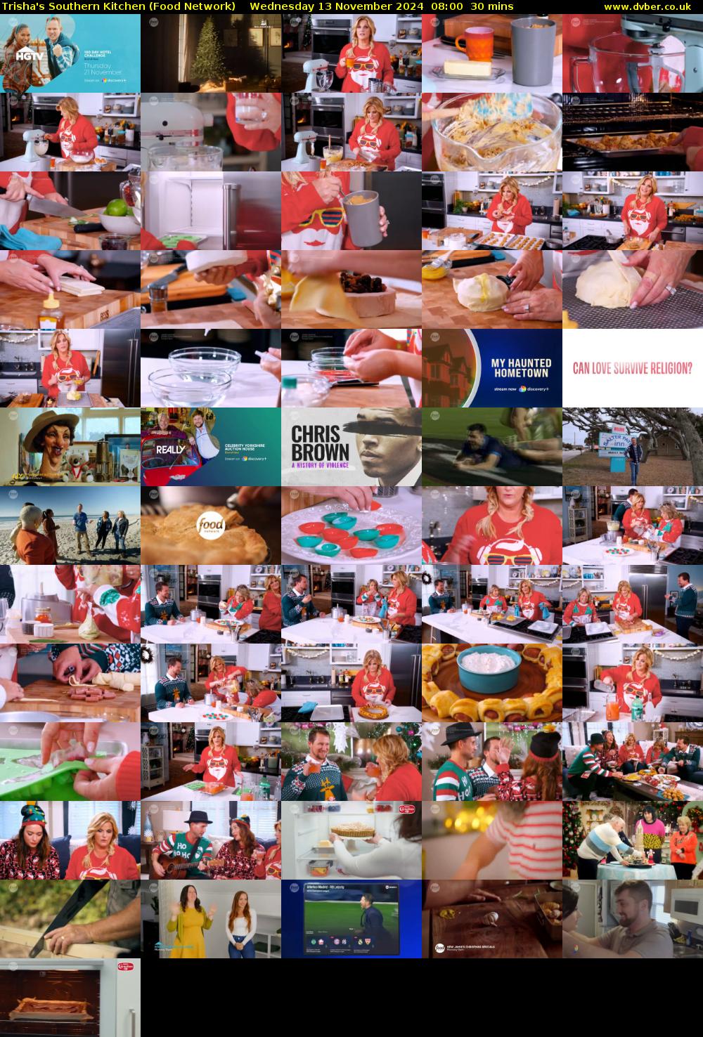 Trisha's Southern Kitchen (Food Network) Wednesday 13 November 2024 08:00 - 08:30