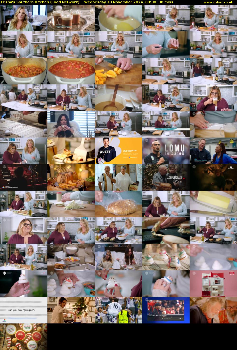 Trisha's Southern Kitchen (Food Network) Wednesday 13 November 2024 08:30 - 09:00