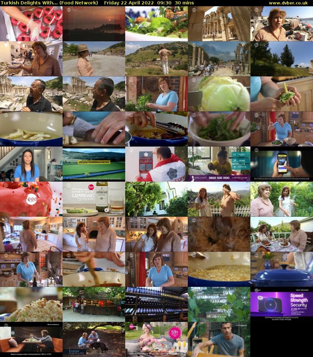 Turkish Delights With... (Food Network) Friday 22 April 2022 09:30 - 10:00