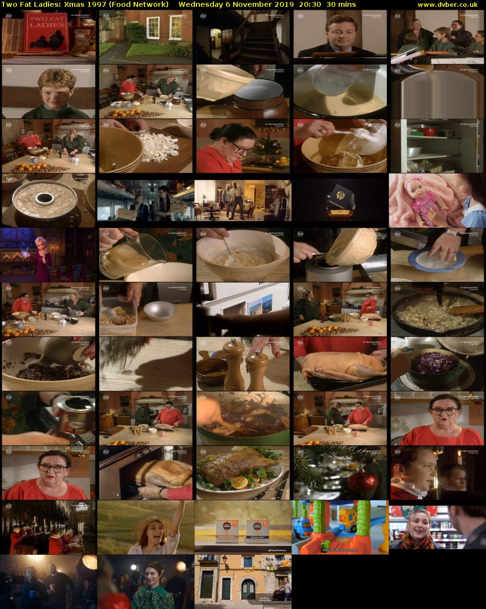 Two Fat Ladies: Xmas 1997 (Food Network) Wednesday 6 November 2019 20:30 - 21:00