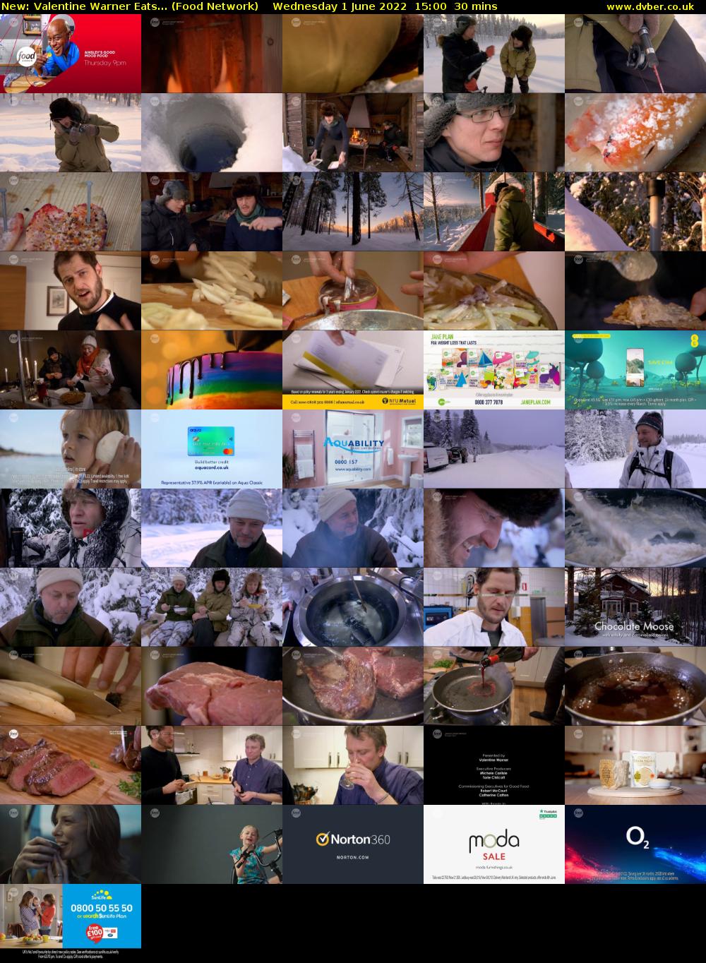 Valentine Warner Eats... (Food Network) Wednesday 1 June 2022 15:00 - 15:30