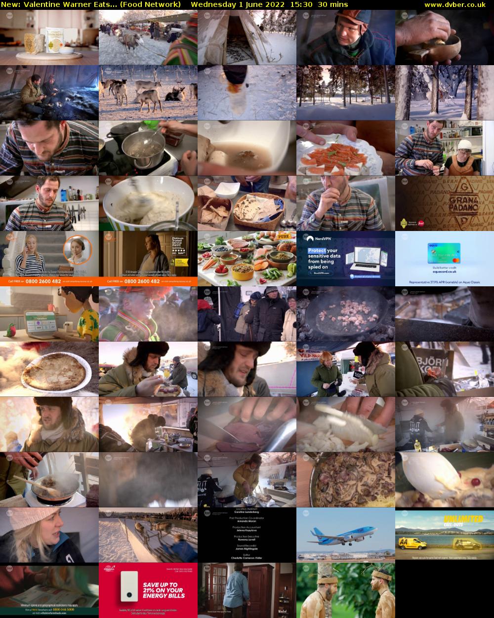 Valentine Warner Eats... (Food Network) Wednesday 1 June 2022 15:30 - 16:00
