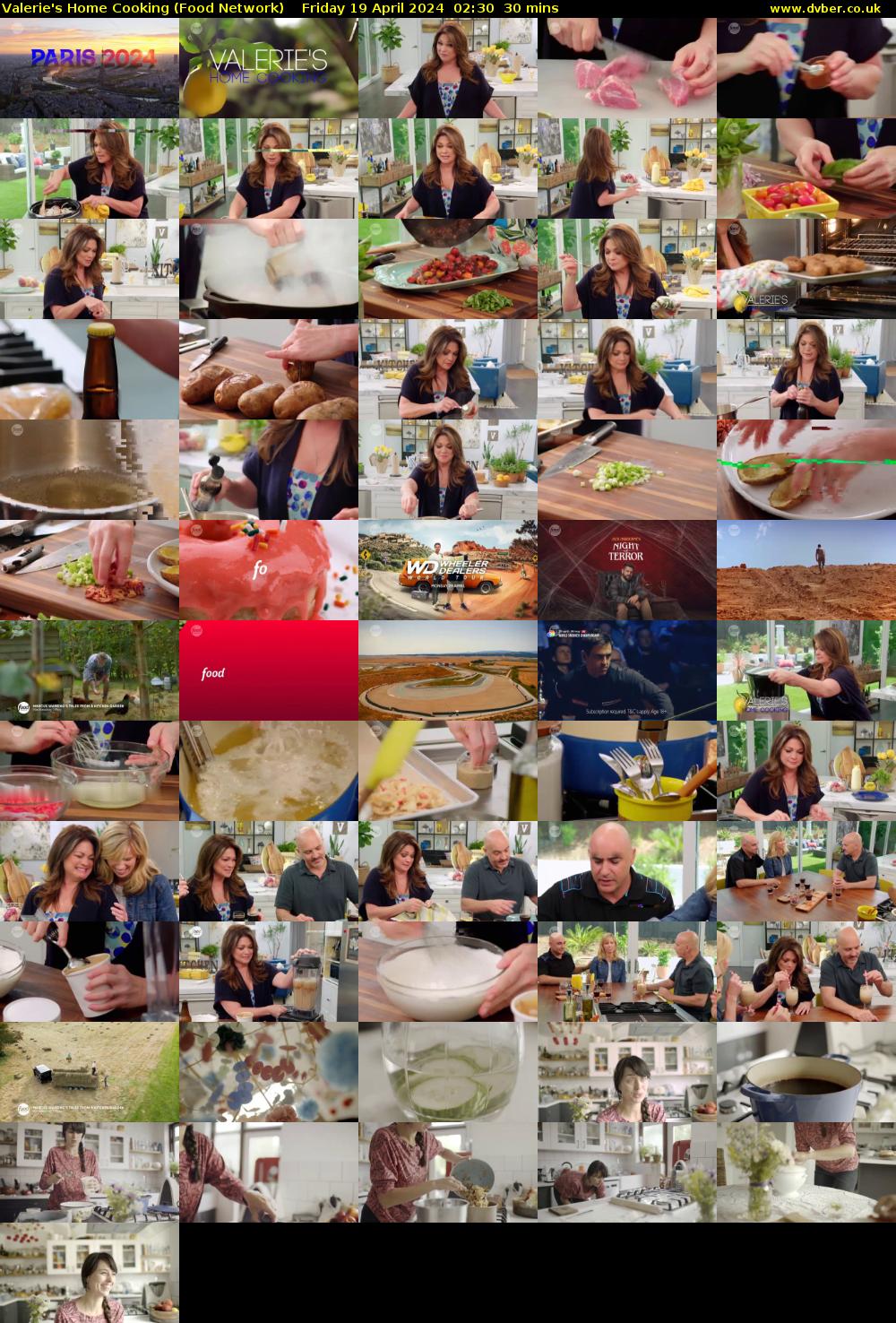 Valerie's Home Cooking (Food Network) Friday 19 April 2024 02:30 - 03:00