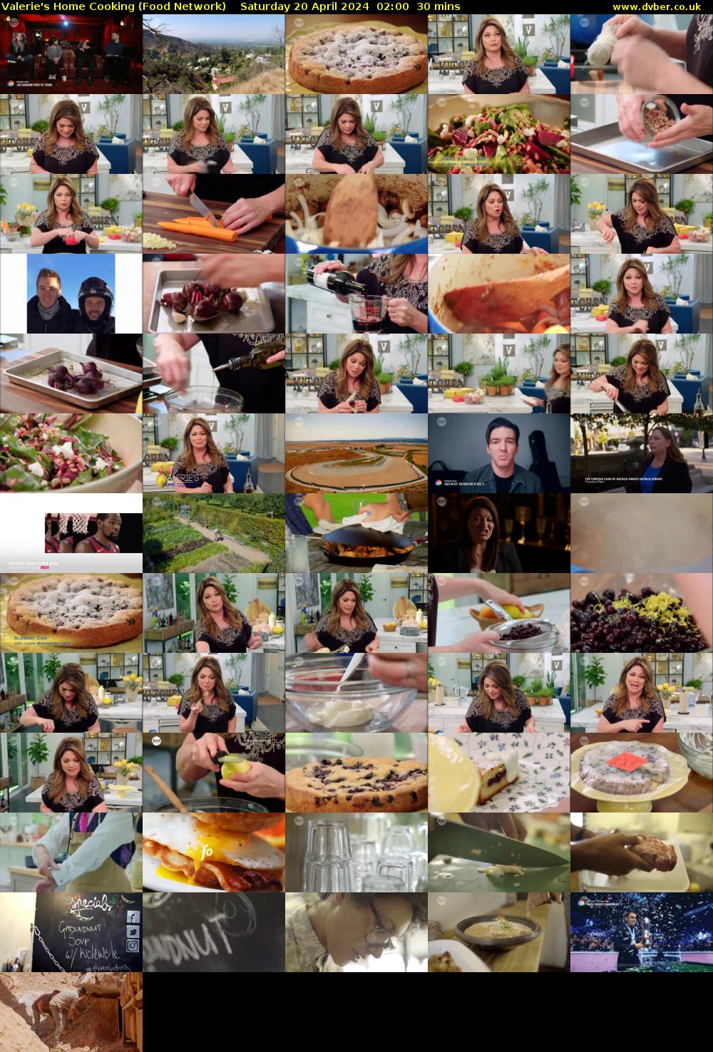 Valerie's Home Cooking (Food Network) Saturday 20 April 2024 02:00 - 02:30