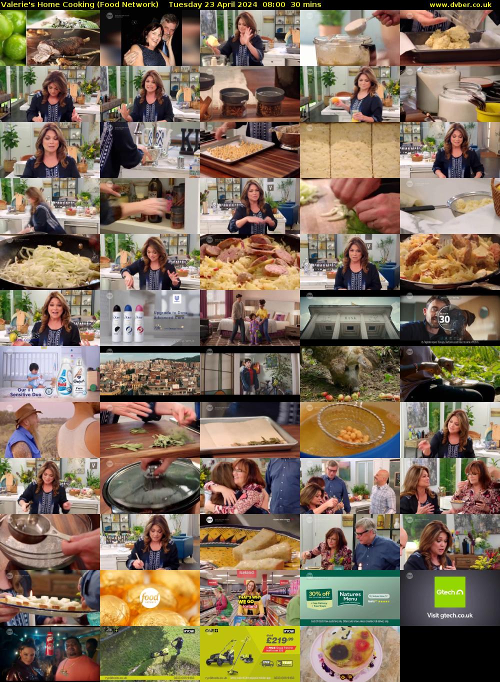 Valerie's Home Cooking (Food Network) Tuesday 23 April 2024 08:00 - 08:30