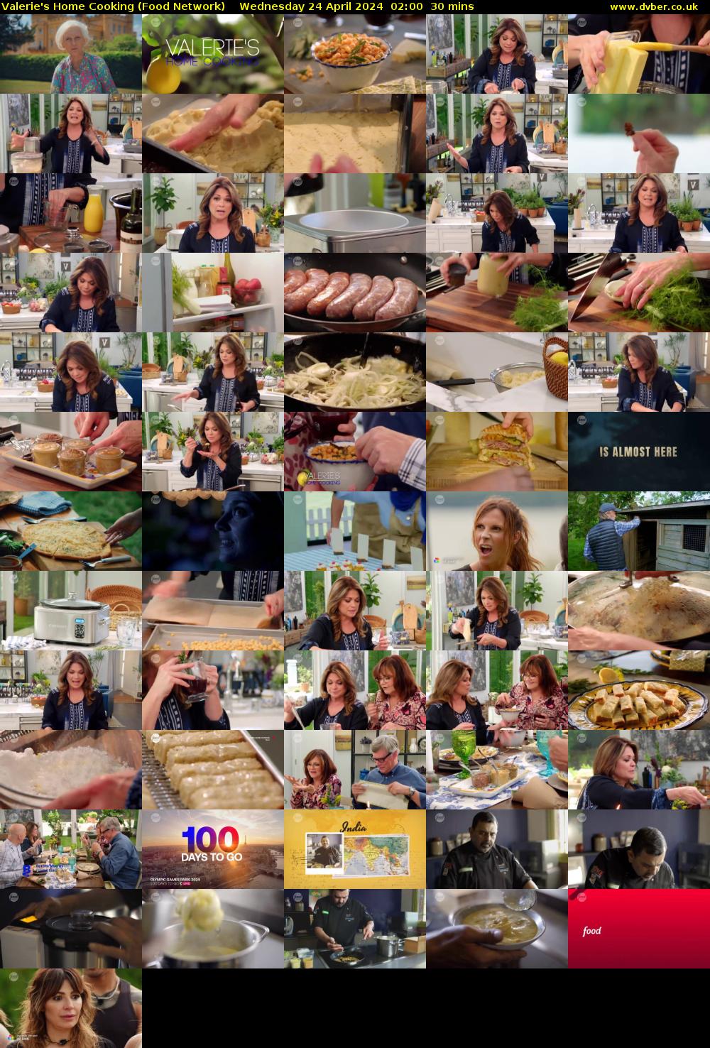 Valerie's Home Cooking (Food Network) Wednesday 24 April 2024 02:00 - 02:30
