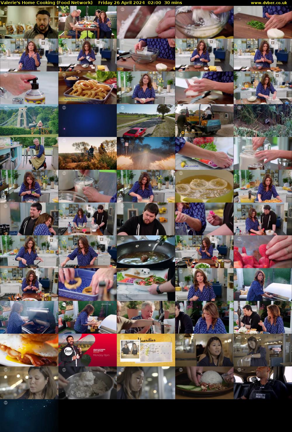 Valerie's Home Cooking (Food Network) Friday 26 April 2024 02:00 - 02:30