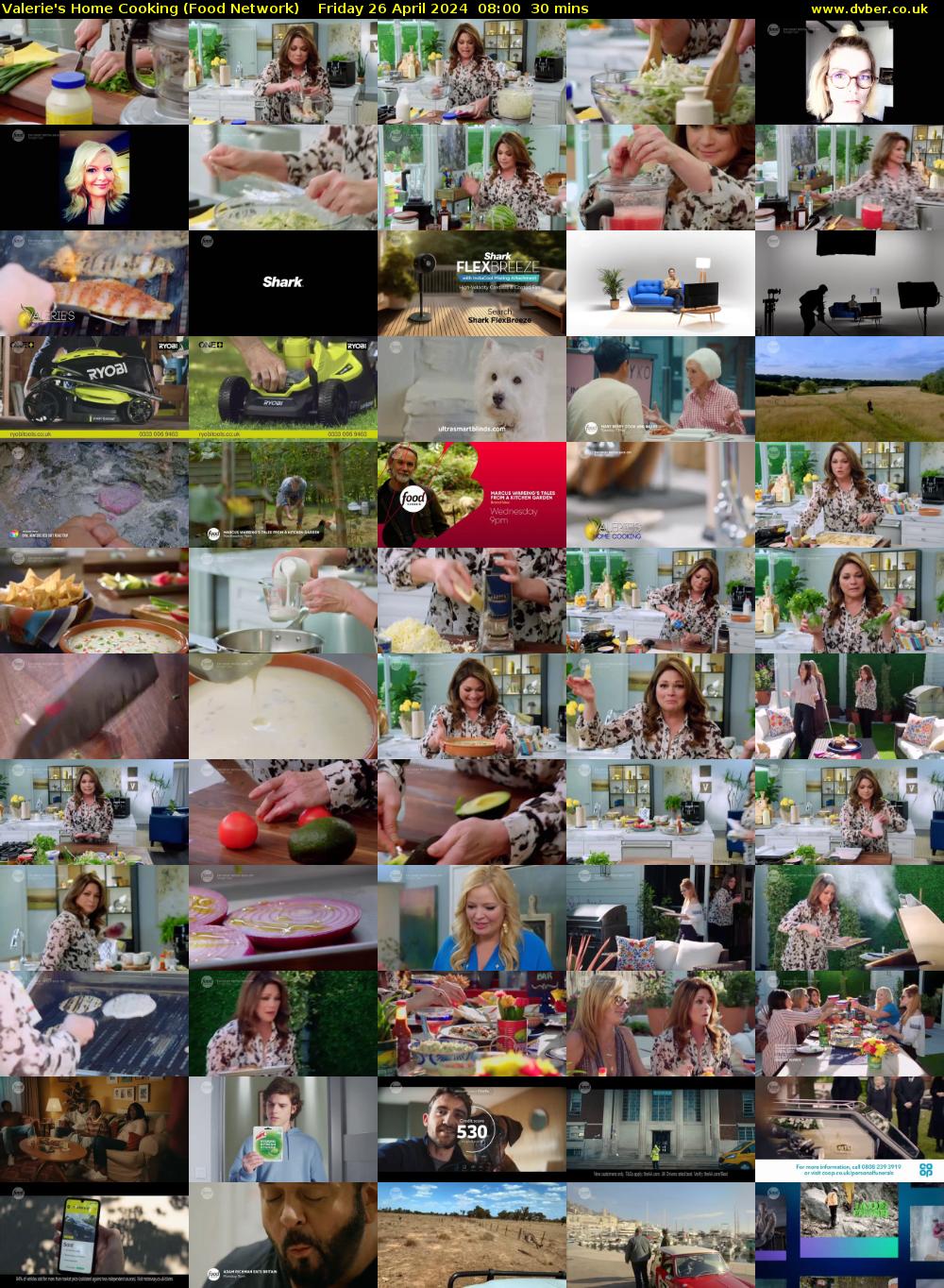 Valerie's Home Cooking (Food Network) Friday 26 April 2024 08:00 - 08:30