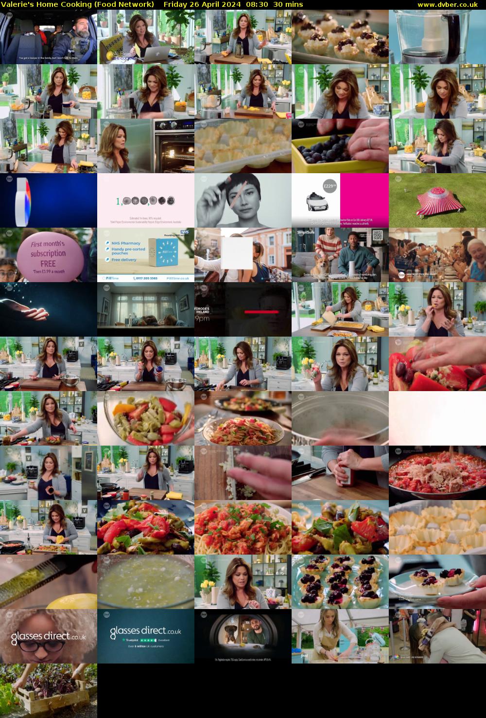 Valerie's Home Cooking (Food Network) Friday 26 April 2024 08:30 - 09:00