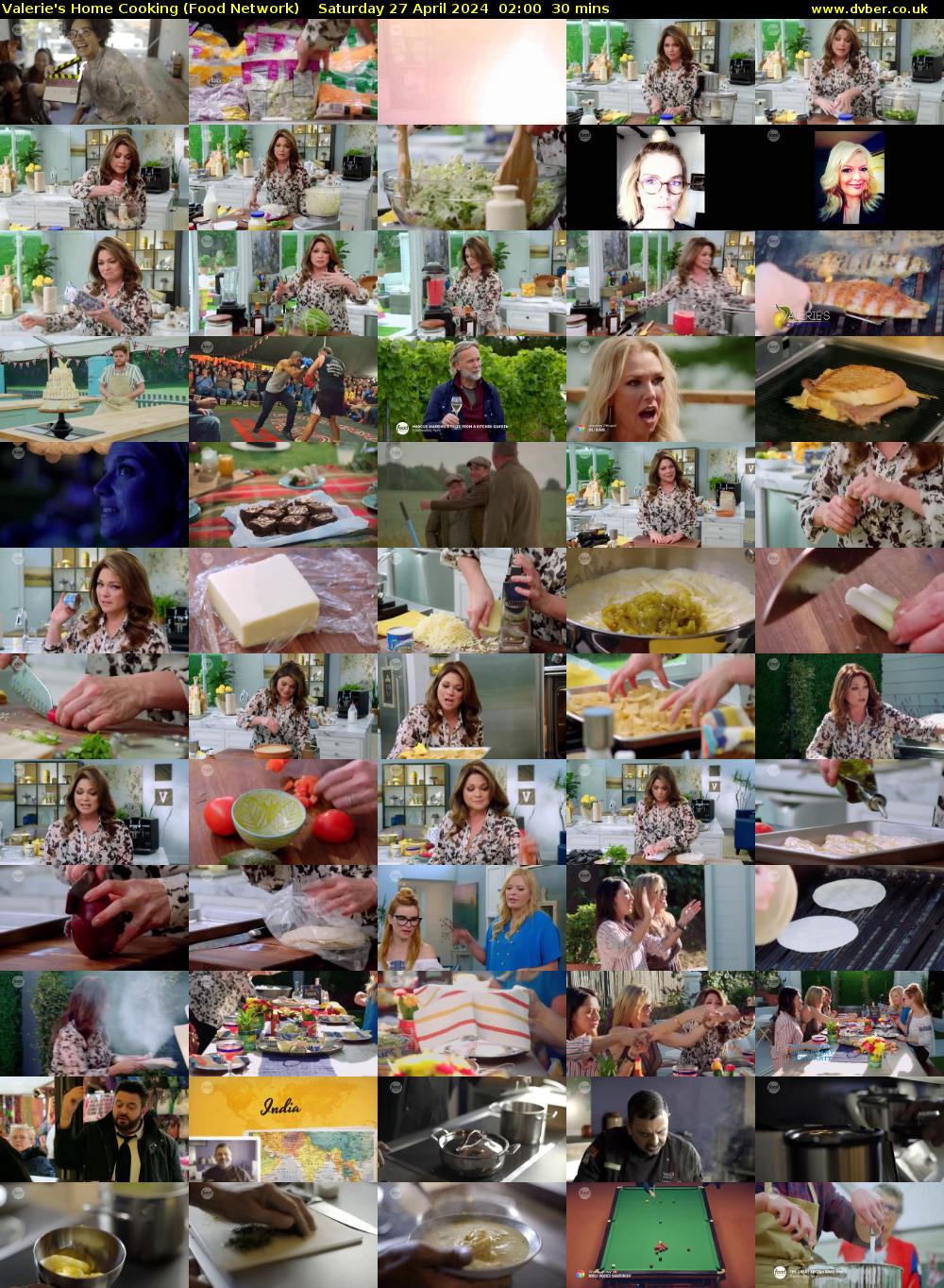 Valerie's Home Cooking (Food Network) Saturday 27 April 2024 02:00 - 02:30