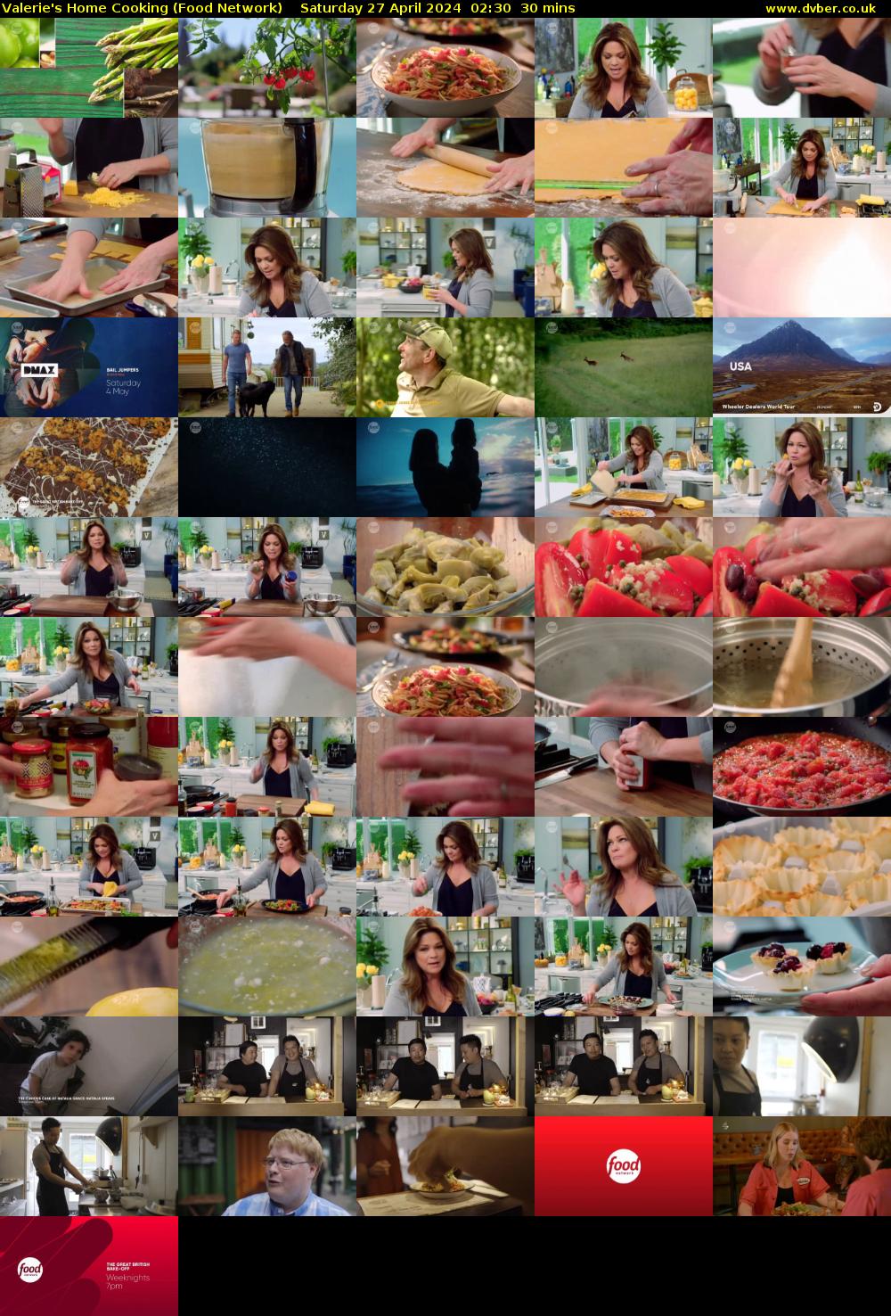 Valerie's Home Cooking (Food Network) Saturday 27 April 2024 02:30 - 03:00