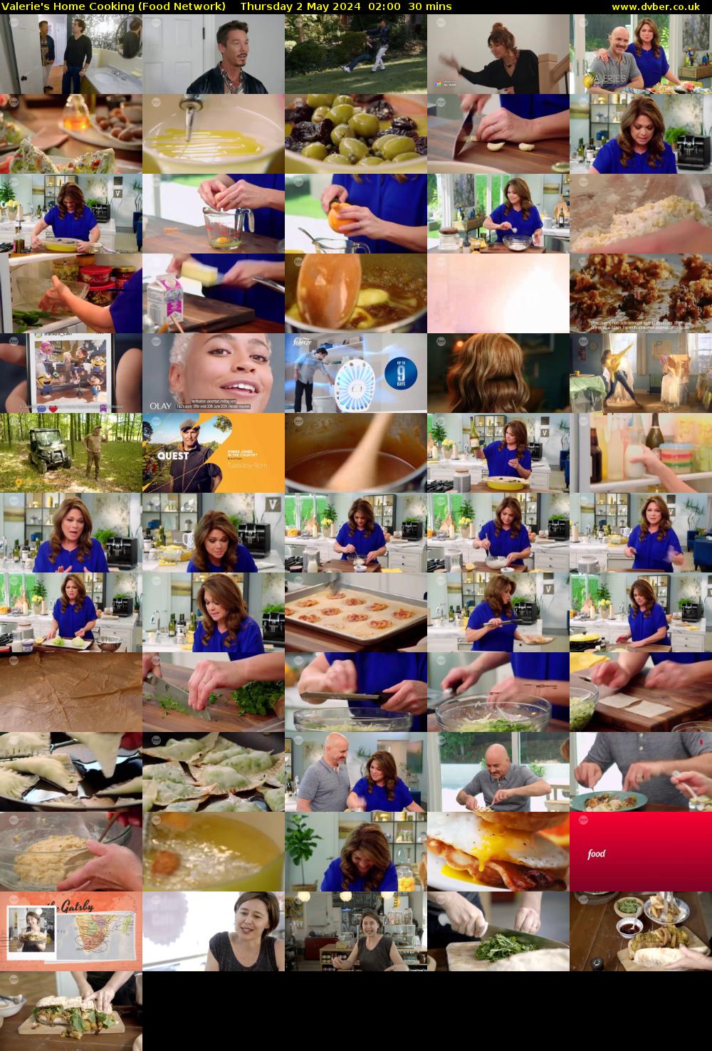 Valerie's Home Cooking (Food Network) Thursday 2 May 2024 02:00 - 02:30