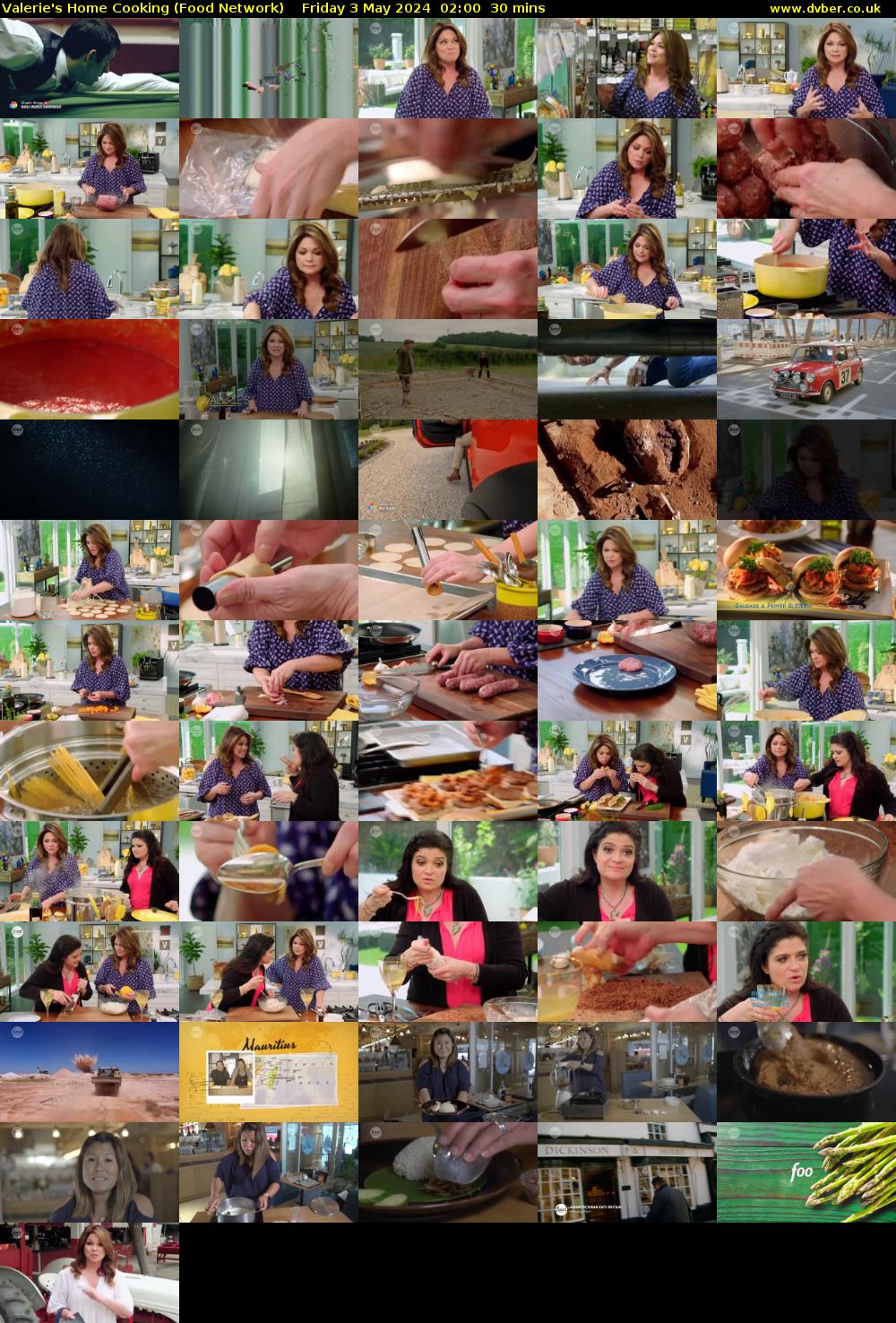 Valerie's Home Cooking (Food Network) Friday 3 May 2024 02:00 - 02:30