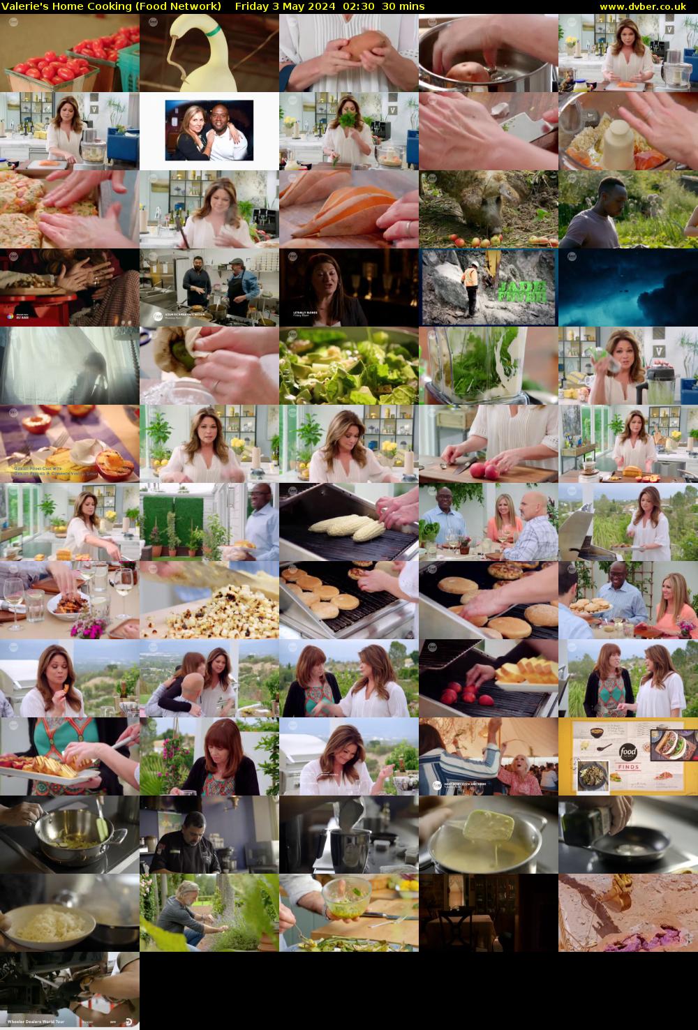 Valerie's Home Cooking (Food Network) Friday 3 May 2024 02:30 - 03:00