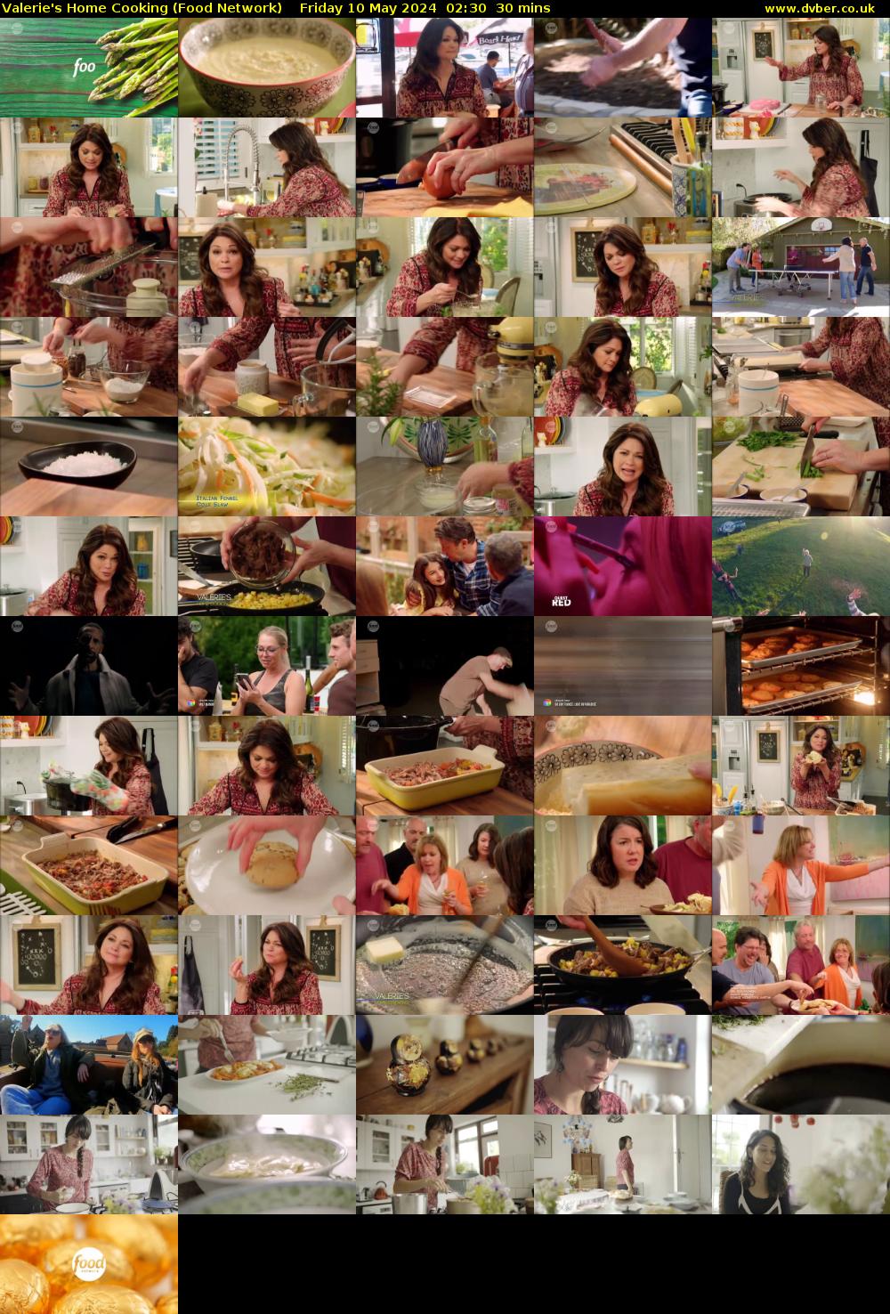 Valerie's Home Cooking (Food Network) Friday 10 May 2024 02:30 - 03:00