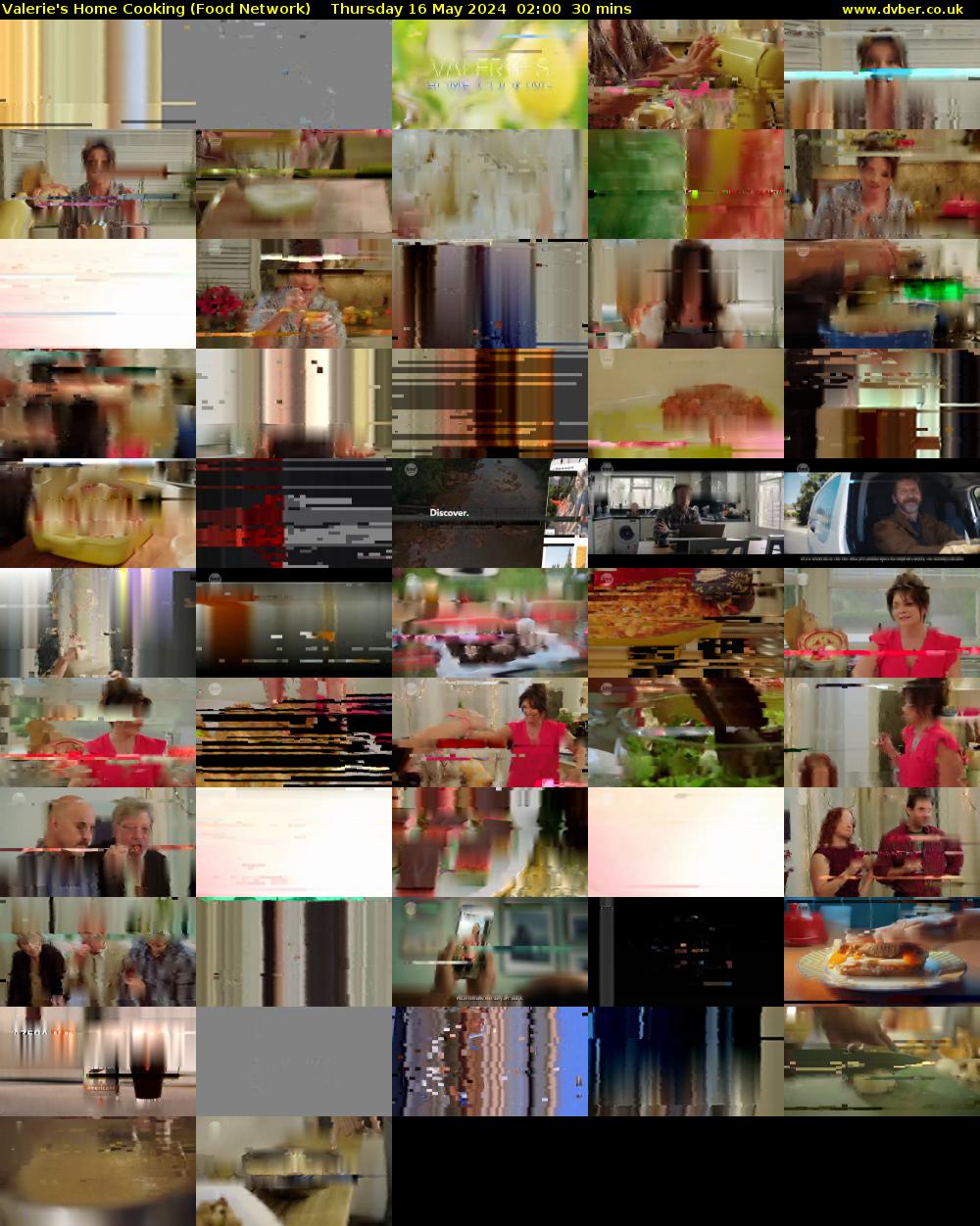 Valerie's Home Cooking (Food Network) Thursday 16 May 2024 02:00 - 02:30