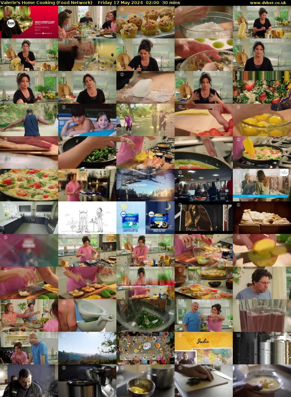 Valerie's Home Cooking (Food Network) Friday 17 May 2024 02:00 - 02:30