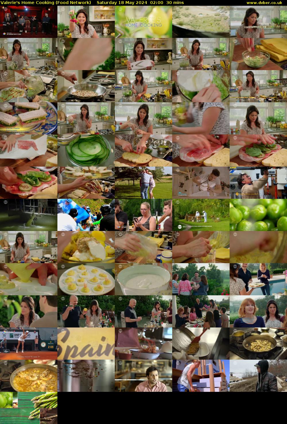 Valerie's Home Cooking (Food Network) Saturday 18 May 2024 02:00 - 02:30