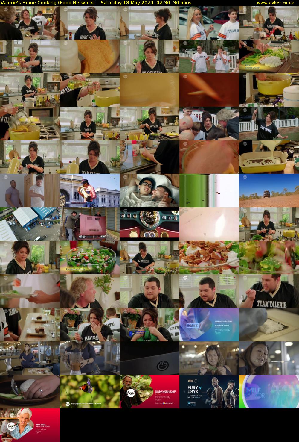 Valerie's Home Cooking (Food Network) Saturday 18 May 2024 02:30 - 03:00