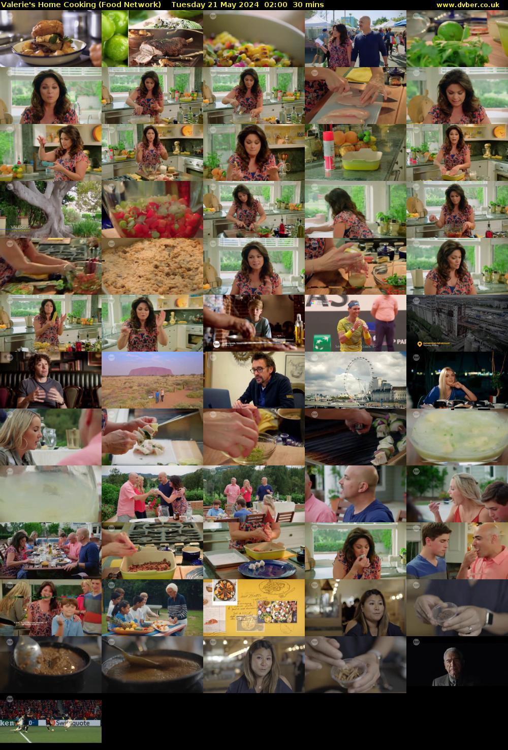 Valerie's Home Cooking (Food Network) Tuesday 21 May 2024 02:00 - 02:30
