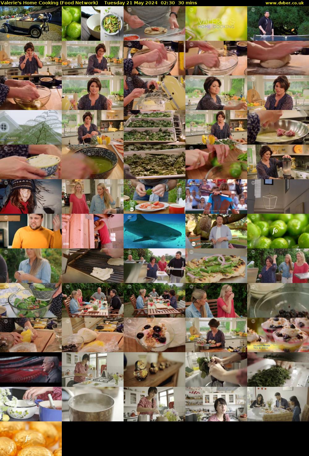 Valerie's Home Cooking (Food Network) Tuesday 21 May 2024 02:30 - 03:00