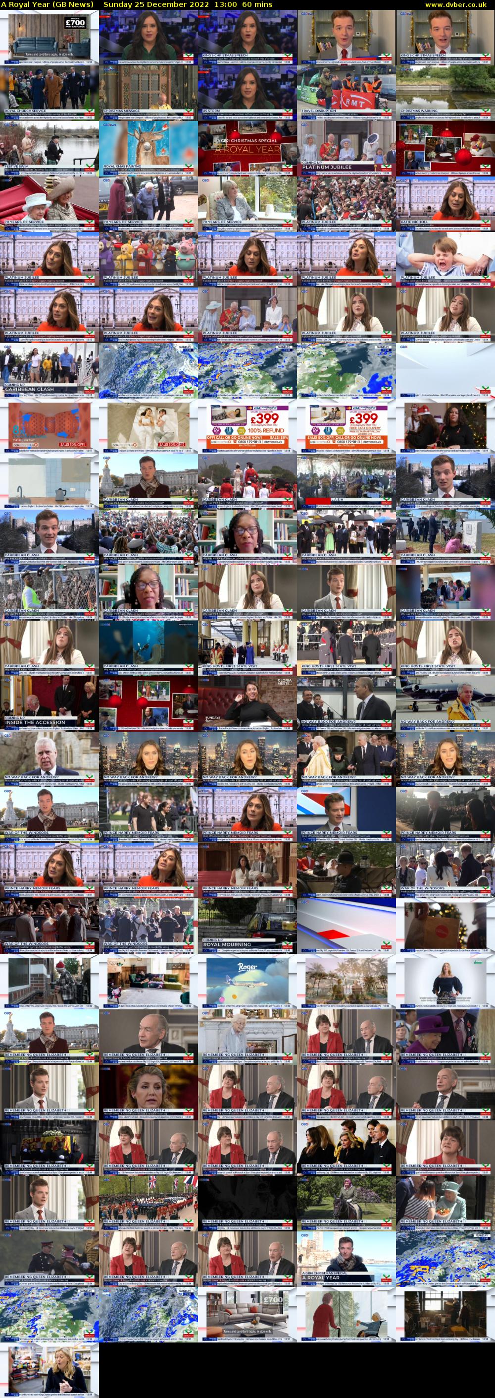A Royal Year (GB News) Sunday 25 December 2022 13:00 - 14:00