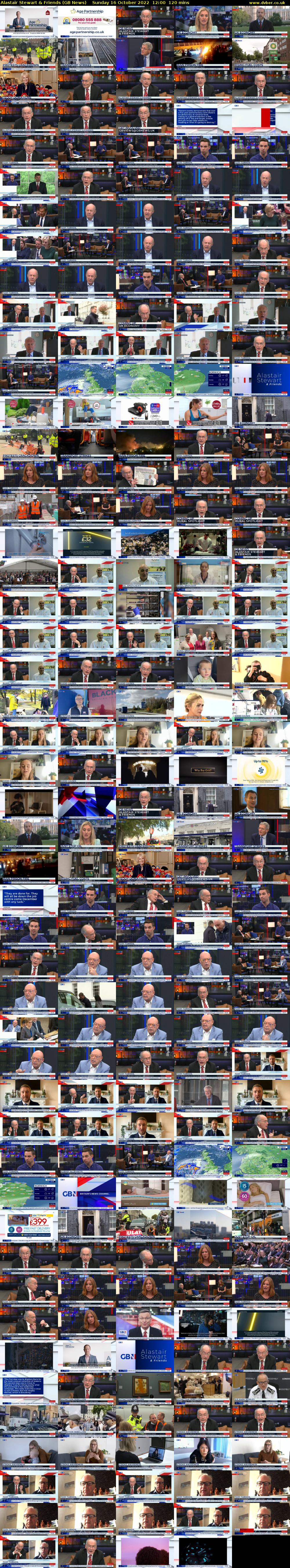 Alastair Stewart & Friends (GB News) Sunday 16 October 2022 12:00 - 14:00